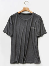 Loose Solid Color Comfortable Short-Sleeved Pajamas